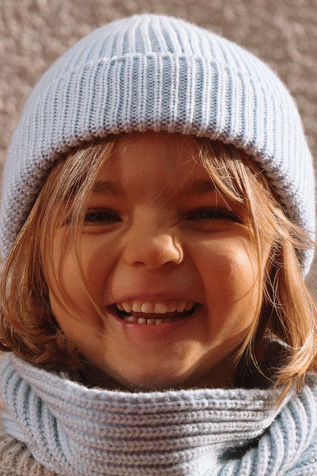 Bonnet jaune pour enfants en laine mérinos – Perpète